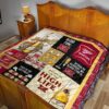 Miller High Life Quilt Blanket Funny Gift For Beer Lover 19