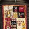 Miller High Life Quilt Blanket Funny Gift For Beer Lover 7