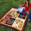 Miller High Life Quilt Blanket Funny Gift For Beer Lover 9