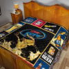 Miller Lite Quilt Blanket All I Need Is Beer Gift Idea 19