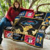 Miller Lite Quilt Blanket All I Need Is Beer Gift Idea 11