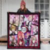 Mitsuri Kanroji Love Hashira Demon Slayer Area Rug Anime Home Decor Custom For Fans 3