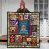 Mommy Golden Retriever Quilt Blanket 3