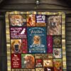 Mommy Golden Retriever Quilt Blanket 7