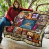 Mommy Golden Retriever Quilt Blanket 11