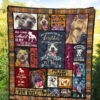 Mommy Pit Bull Quilt Blanket 5