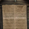 Music Better Than People Vintage Song Sheet Premium Quilt Blanket 7