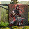 Naruto Anime Itachi Sasuke Uchiha Fighting Premium Quilt Blanket 13