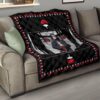 Naruto Anime Itachi Sharingan Jutsu Uchiha Symbol Patterns Premium Quilt Blanket 15