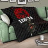 Naruto Anime Itachi Uchiha Crow Fading Silhouette Premium Quilt Blanket 15