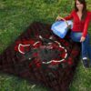 Naruto Anime Itachi Uchiha Power Crow Fading Premium Quilt Blanket 9