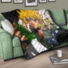 Naruto Anime Minato Konoha Hokage Kunai Fighting Premium Quilt Blanket 17