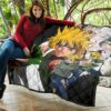 Naruto Anime Minato Konoha Hokage Kunai Fighting Premium Quilt Blanket 11