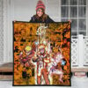 Naruto Anime Naruto Bijuu Mode Manga Background Premium Quilt Blanket 3