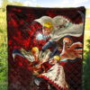 Naruto Anime Naruto Hokage Sharingan Red And Black Theme Premium Quilt Blanket 5