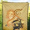 Naruto Anime Naruto Six Paths Sage Mode Orange Theme Premium Quilt Blanket 5