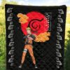 Naruto Anime Naruto Standing Leaf Village Konoha Symbol Premium Quilt Blanket 5