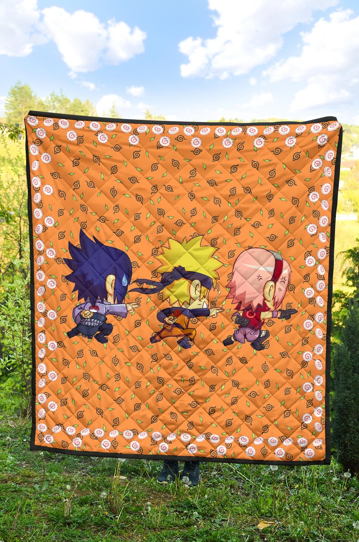 First Hokage Jutsu Naruto Blanket