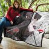 Naruto Anime Premium Quilt - Itachi And Susuke Uchiha Clan Back To Back Quilt Blanket 11