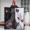 Naruto Anime Premium Quilt - Itachi And Susuke Uchiha Clan Back To Back Quilt Blanket 3