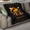 Naruto Anime Premium Quilt - Naruto Eight Trigram Seal With Kyuubi Nine Tails Quilt Blanket 15