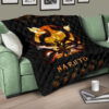 Naruto Anime Premium Quilt - Naruto Eight Trigram Seal With Kyuubi Nine Tails Quilt Blanket 17