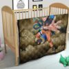 Naruto Anime Premium Quilt - Naruto Rasengan Giant Scroll Sage Scene Quilt Blanket 21