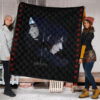 Naruto Anime Premium Quilt - Sasuke With Reincarnation Itachi Hatress Quilt Blanket 1