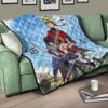 Naruto Anime Premium Quilt - Team 7 Fighting Vs Obito Manga Leaf Village Sky Quilt Blanket 17