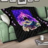 Naruto Anime Premium Quilt - Uchiha Sasuke Shraingan Power Purple Susano Quilt Blanket 17