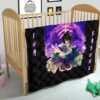 Naruto Anime Premium Quilt - Uchiha Sasuke Shraingan Power Purple Susano Quilt Blanket 21