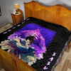 Naruto Anime Premium Quilt - Uchiha Sasuke Shraingan Power Purple Susano Quilt Blanket 19