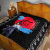 Naruto Anime Sasuke Chidori Power Konoh Symbol Premium Quilt Blanket 19