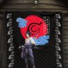 Naruto Anime Sasuke Chidori Power Konoh Symbol Premium Quilt Blanket 7