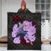 Naruto Anime Sasuke Uchiha Susano Power Grey Premium Quilt Blanket 3