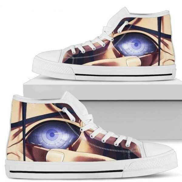 Naruto Mandala Sharingan Anime Sneakers High Top Shoes