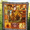 Naruto Uzumaki And Kurama Premium Quilt Blanket Anime Home Decor Custom For Fans 5