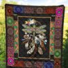 Native Dragonfly Dreamcatcher Quilt Blanket Bedding Decor Idea 1