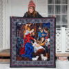 Nativity Christmas Scene Quilt Blanket Xmas Gift Idea 3