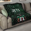 New York American Football Jets Football Cool Player Dark Green Theme Premium Quilt Blanket 15