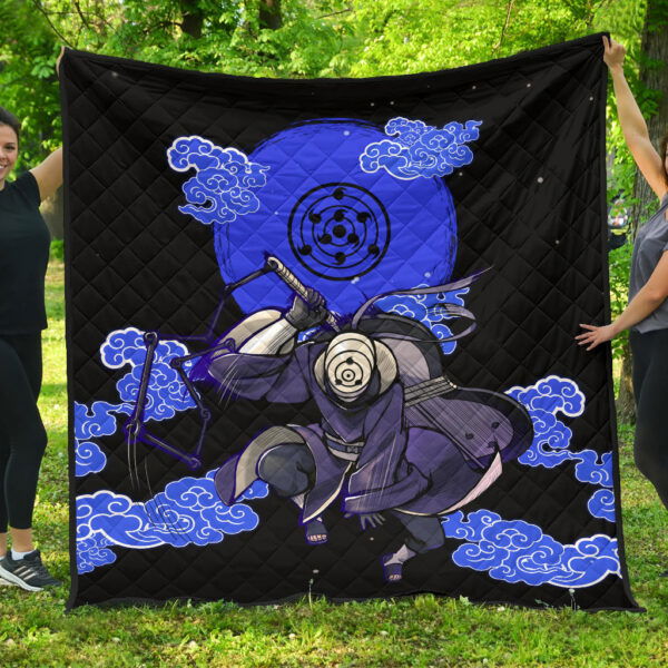 Obito Uchiha Naruto Premium Quilt Blanket Anime Home Decor Custom For Fans