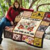 On Dark Desert Cool Wind In My Hair Pit Bull Quilt Blanket 11