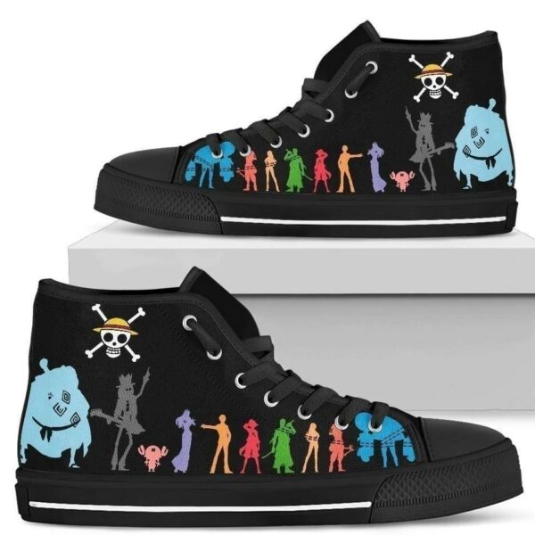 One Piece Crew High Top Shoes Sneakers Anime Fan Gift