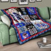 Pabst Blue Ribbon Quilt Blanket Funny Gift For Beer Lover 17