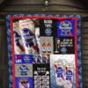 Pabst Blue Ribbon Quilt Blanket Funny Gift For Beer Lover 7