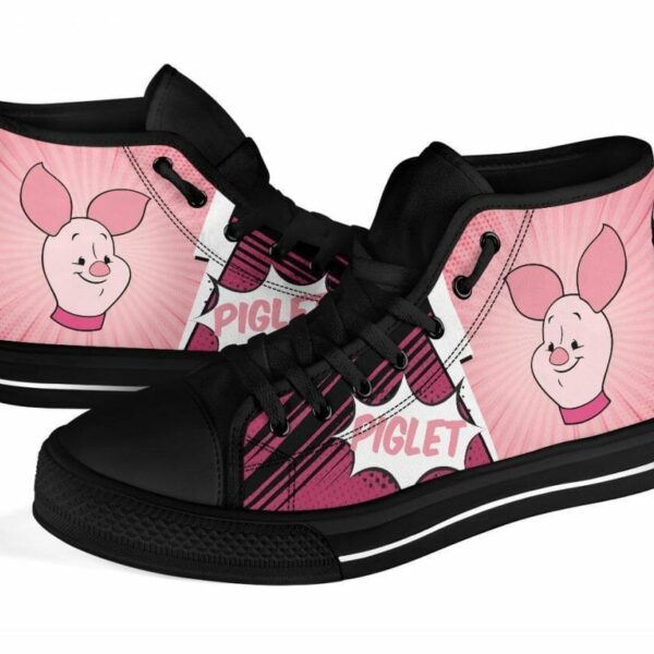 Piglet Sneakers Winnie The Pooh Friends High Top Shoes Fan