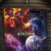 Pokemon Anime Pokemon X And Y Evolutions Fantastic Planet Premium Quilt Blanket 7