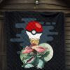 Pokemon Anime Premium Quilt Ice Cream Pokeball Melting Funny Venusaur Quilt Blanket 7