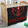 Pokemon Anime Premium Quilt Team Valor Symbol Red Moltres Relies On Strength Pokemon Go Quilt Blanket 21