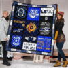 Police Blue Line Quilt Blanket Gift For Police Officer 1